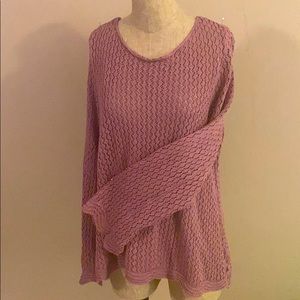 Lavender Cotton Sweater